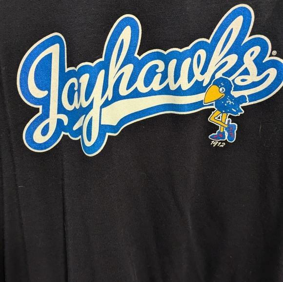 KU Jayhawks Navy Blue Champion Racer Back Tank - Women's Small - Picture 2 of 4